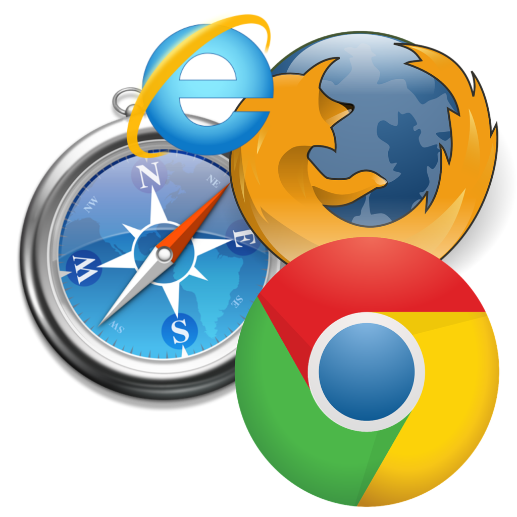 logos of web browsers